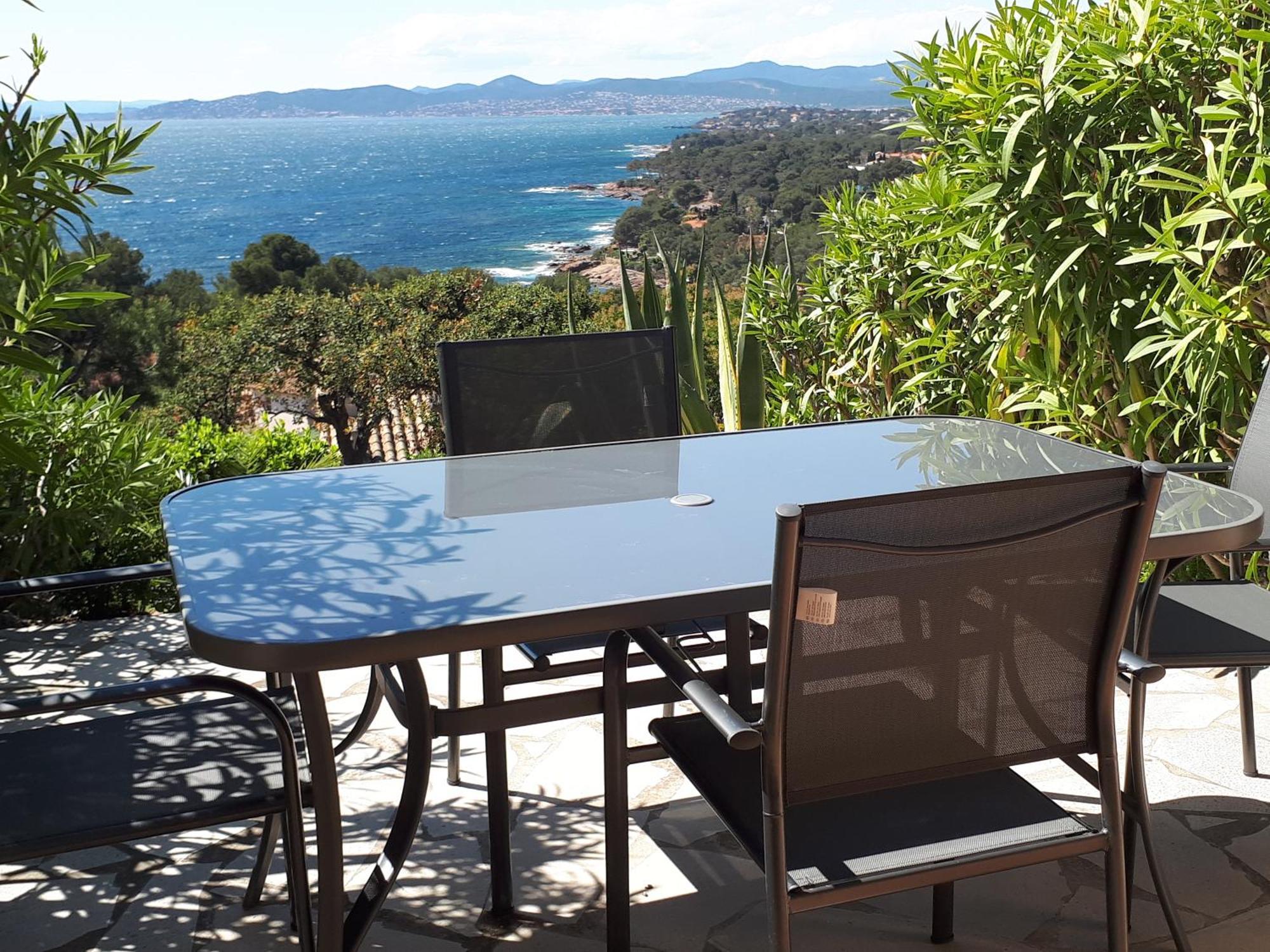 Duplex, Vue Panoramique Sur La Mediterranee, Piscine, Garage Saint-Raphaël Buitenkant foto