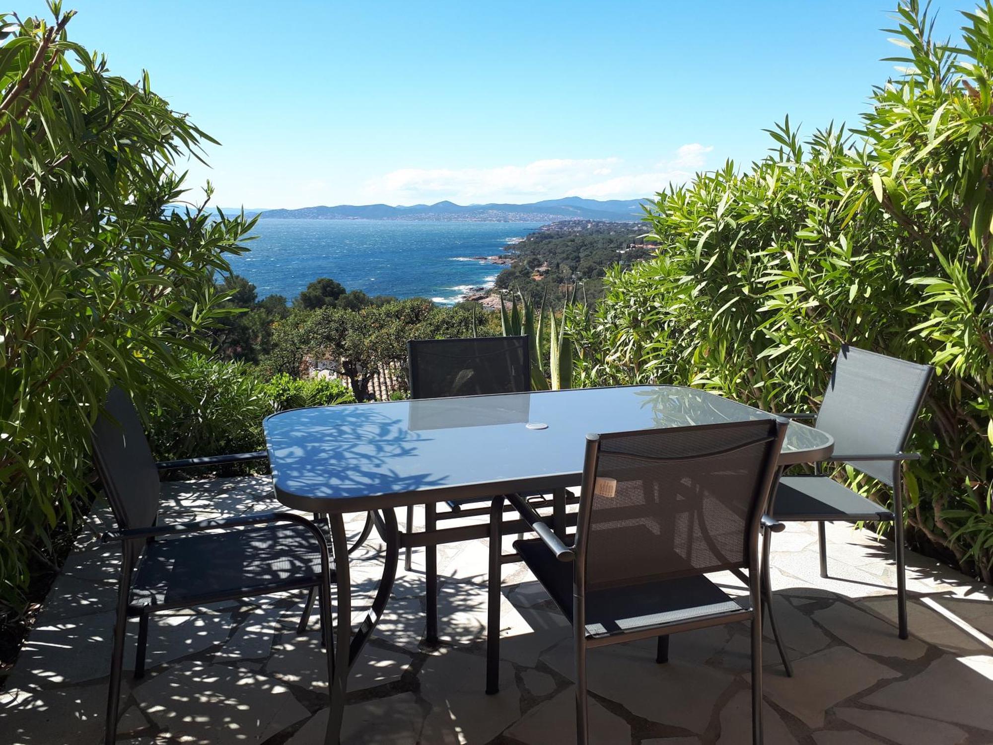 Duplex, Vue Panoramique Sur La Mediterranee, Piscine, Garage Saint-Raphaël Buitenkant foto