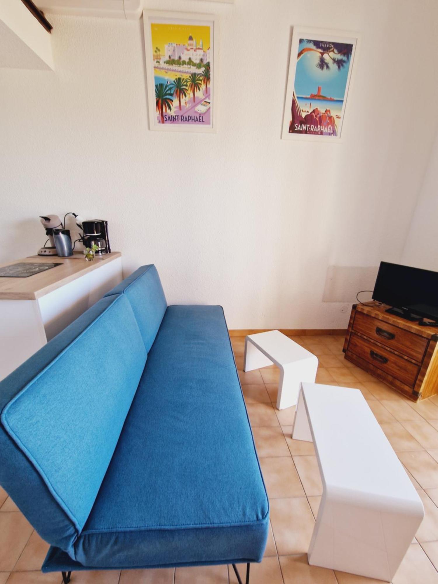 Duplex, Vue Panoramique Sur La Mediterranee, Piscine, Garage Saint-Raphaël Buitenkant foto