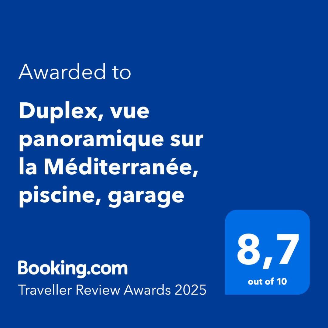 Duplex, Vue Panoramique Sur La Mediterranee, Piscine, Garage Saint-Raphaël Buitenkant foto